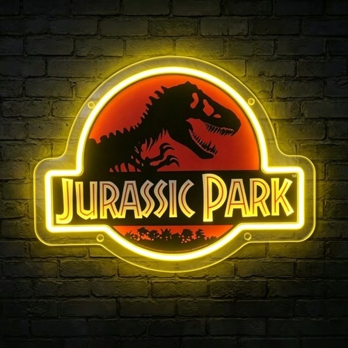 Jurassic park neon light sign - park,