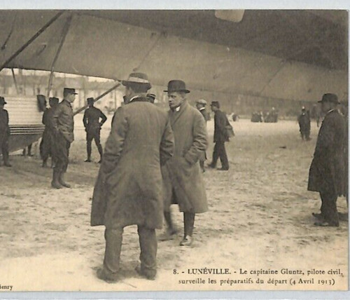 German airship postcard - german,