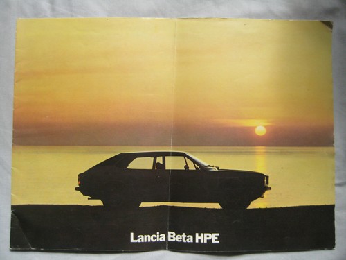 1977 lancia beta - beta, brochure