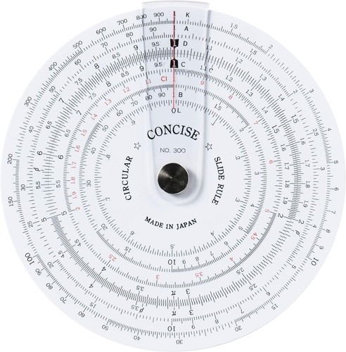 Concise circular slide - circular, rule