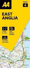 AA Road Map East Anglia, ,
