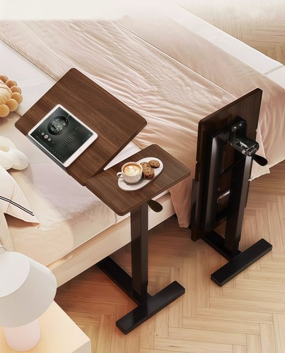 Upgraded metal overbed table - metal,