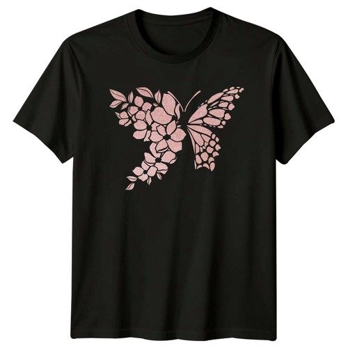 Sparkling glitter butterfly - sparkling,
