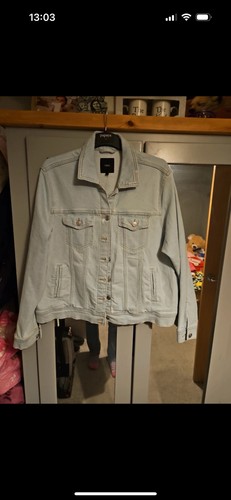 Next faded denim jacket - faded,