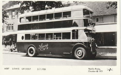 Lewis watford aec regent bus - watford,