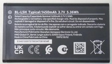 Genuine Nokia BL-L5H Battery