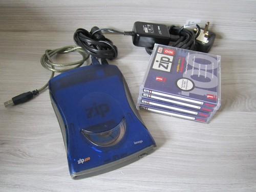 Iomega zip 250 external usb - zip,