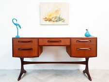 G Plan Fresco Vintage Mid Century Danish Design Teak Desk Dressing Sideboard