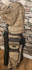 Mitsushiba Checked Pattern Golf Bag