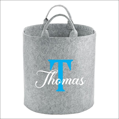 Personalised name storage tub - personalised,