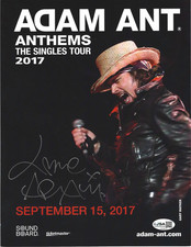 Adam Ant SIGNED 2017 Anthems