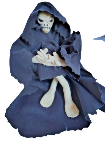 Grim reaper wired cloth plush - reaper,