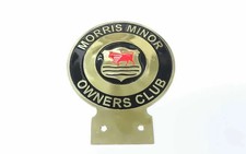 Vintage Car Morris Minor Owners Club Front Grill Badge Emblem Decal #B767