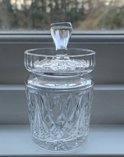 Vintage Crystal Glass Preserve