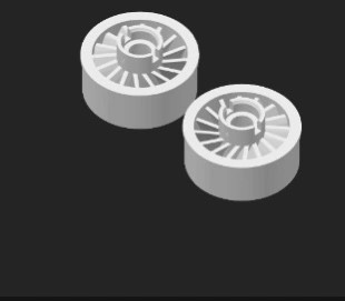 Mini turbine style front - mini-z,