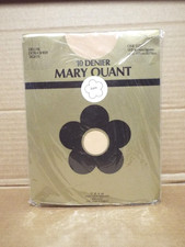 Mary Quant Deluxe Extra Sheer 10 Denier Tights - One Size - Bare/Nude - New