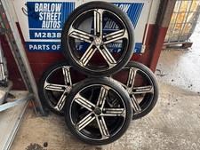 AFTERMARKET SET OF 18" CADIZ ALLOY WHEELS WITH TYRES CADIZ
