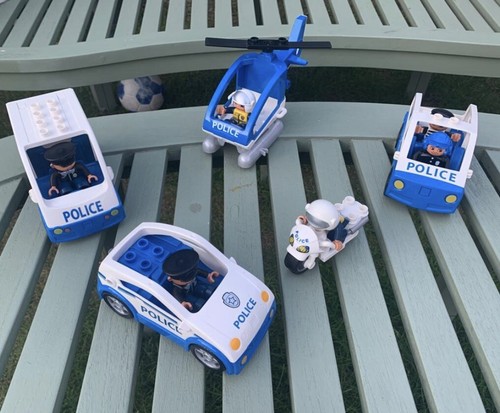 Duplo lego police vehicles - lego,