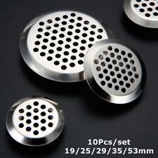 10Pcs Stainless Steel Round Air Vents Circular Vent Vent Mesh Hole for Louver