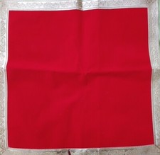 Red Velvet Square Cloth For