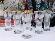 Set of 6 Vintage Pilsner / Beer Glasses