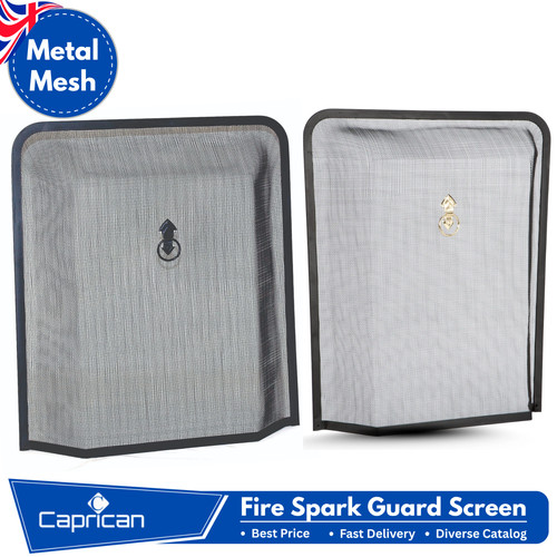 Black metal fire spark - black, guard