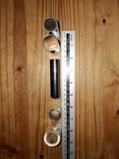 5 Guitar Slides Lap Steel Blues Glass Metal Sheerhorn Selection