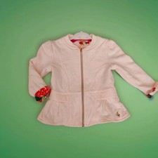 Ted Baker Size 12- 18 Months Baby Girl Pink Jacket Floral Lined