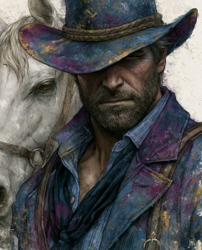 Arthur morgan weathered hat - morgan,