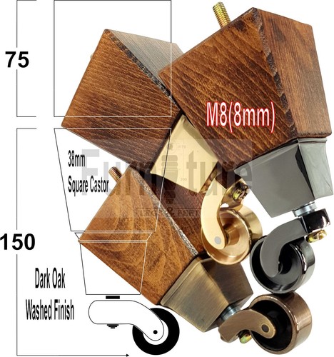 Block wood furniture legs - furniture,