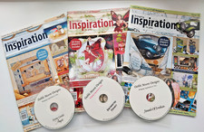 Debbi Moore Bringing Inspiration To You x 3 Magazines 60 Craft Papers + 3 CD's
