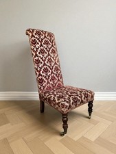 An Antique Victorian Upholstered Nursing Bedroom Chair ~Delivery Available~