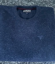 BARBOUR NAVY BLUE CREW NECK
