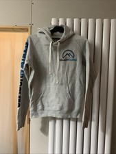 Jack Wills Ladies Seasonnaires Pullover Hoodie Grey Size 12