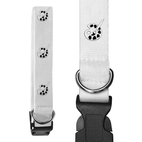 Artist palette dog collars - palette',