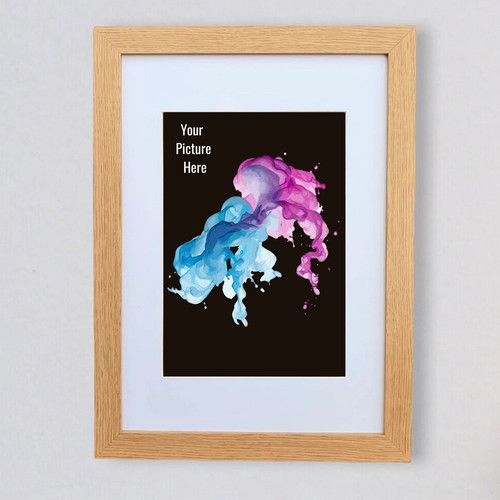 Oak photo picture frames - photo, with