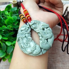 Green Natural Real Jade Dragon