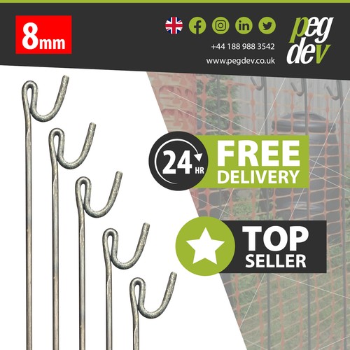 Metal fencing pins - fencing, packs