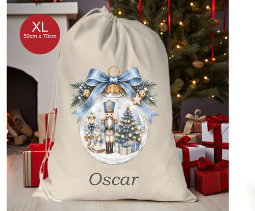 Personalised blue nutcracker - personalised,