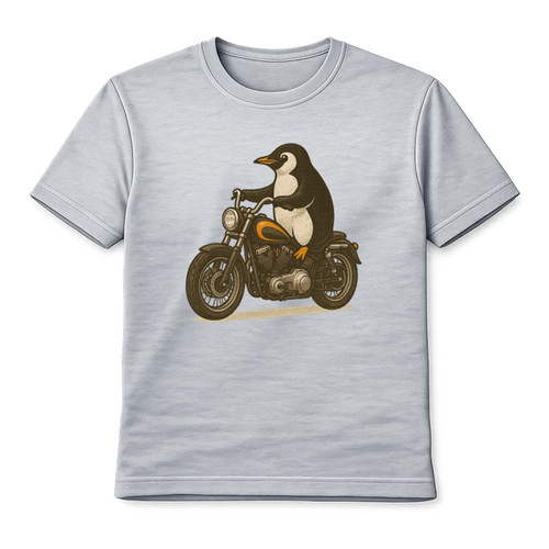 Penguin riding motorcycle - riding,