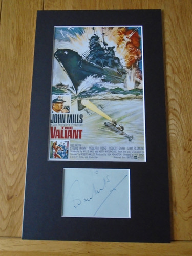 John mills genuine signed - john,