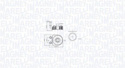 Engine oil cooler - oil, citroen