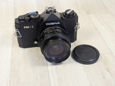 Cosina PM-1 35MM Film SLR Camera 28mm Lens - Untested