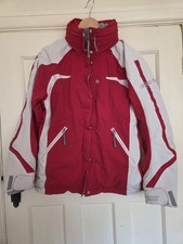 Degre 7 Womens Red Ski Outdoor Jacket Coat Vintage Goretex Size 36 / UK 8-10