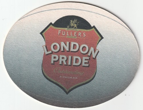 Beer mat fullers brewery - beer,