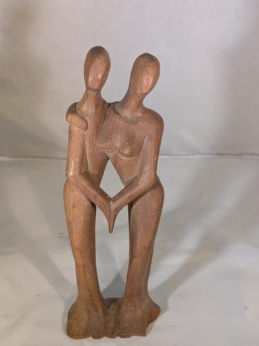 Hand carved wooden - wooden, embracing