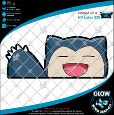 Pokemon Snorlax Peeking Car