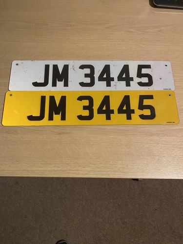 Cherished registration 3445 - registration, jm