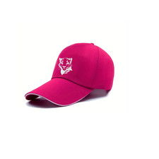 White Cheetah Baseball Cap – Shiny Dot Detail, Wild Animal Portrait Hat