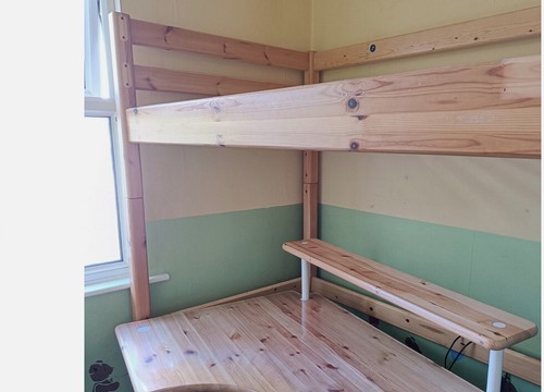 Flexa highsleeper bed with - bed.,